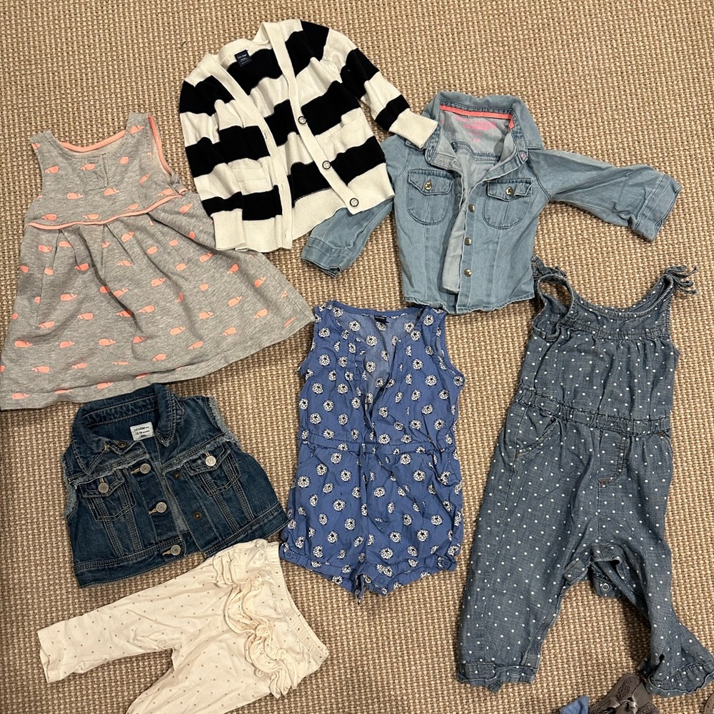 Toddler spring bundle - GAP, Old Navy, OshKosh, Carter’s - 12-18 months